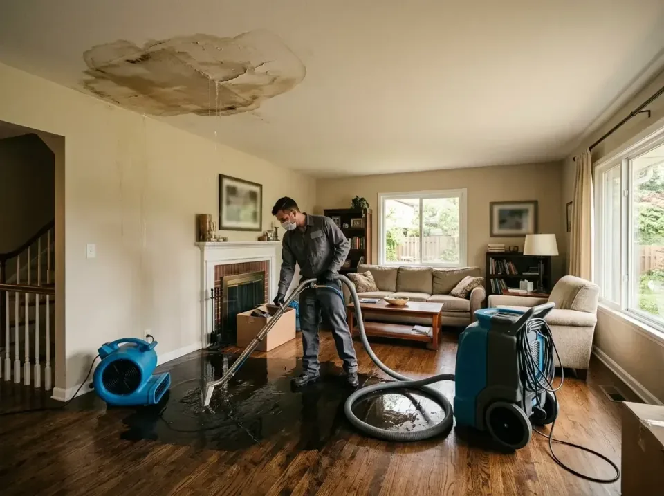attic-pipe-burst-ceiling-drip-008 — frequently asked questions, Water Damage Restoration & Carpet Care in Lakemoor, IL